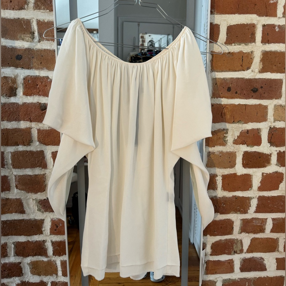 Jay Godfrey cold shoulder top Sz XS